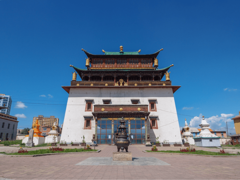 モンゴルの写真|ガンダン・テクツェンリン寺